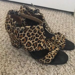 Anyi Lu Leopard Print Heels FINAL PRICE